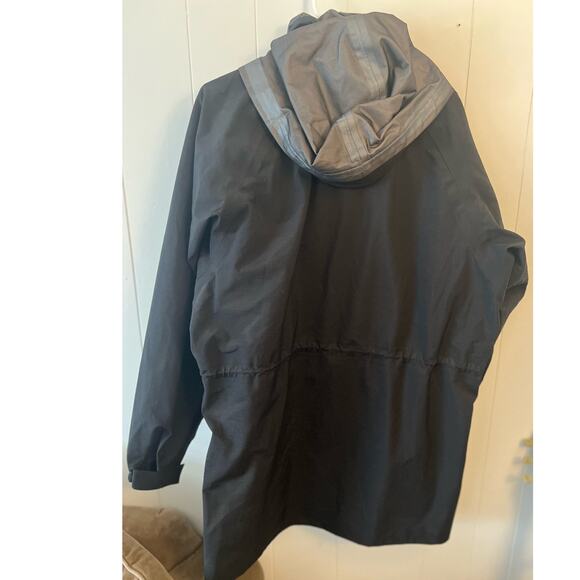 US Navy Cold Weather Black Parka – Gore-Tex, Medium Long, Military Issue - Picture 2 of 5